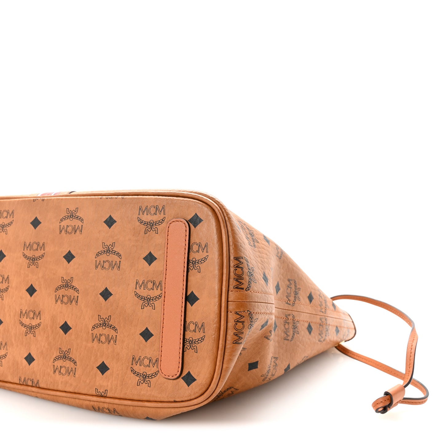 Visetos Medium Liz Reversible Shopper Tote Cognac