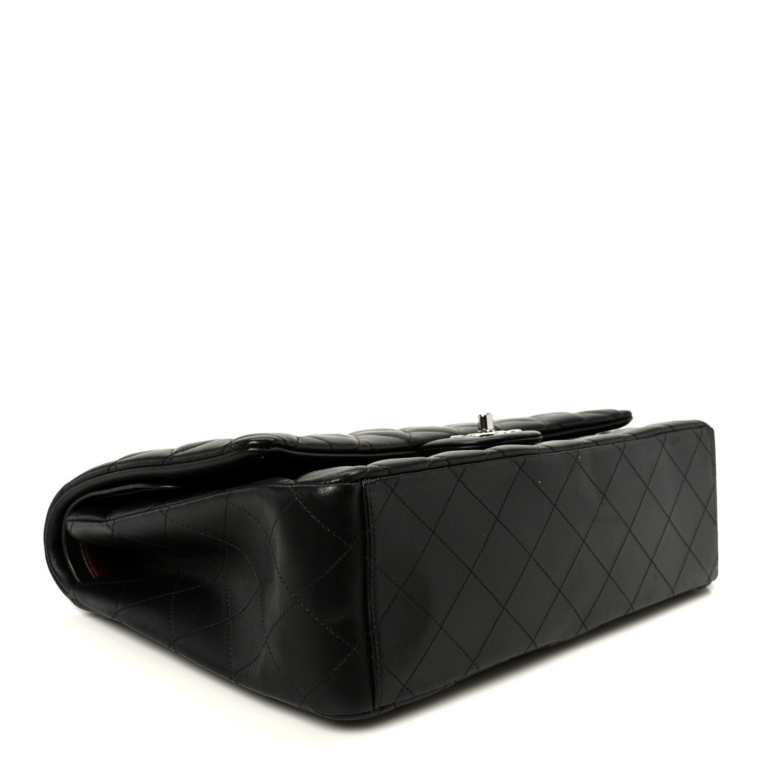 Chanel Lambskin Quilted Maxi Double Flap Black 4 of 11