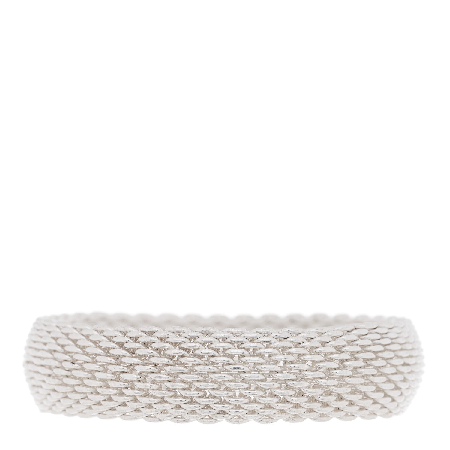 Tiffany Sterling Silver Somerset Mesh Bracelet 1 of 3
