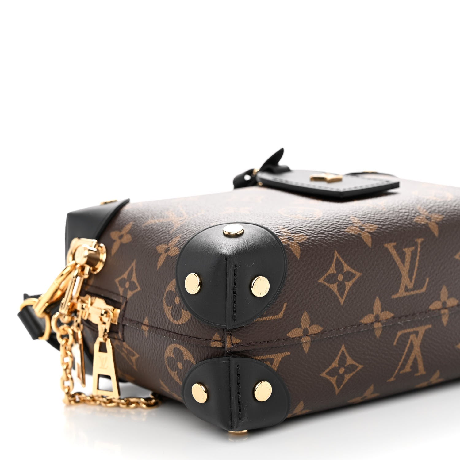 Louis Vuitton Monogram Petite Malle Souple Black 8 of 9