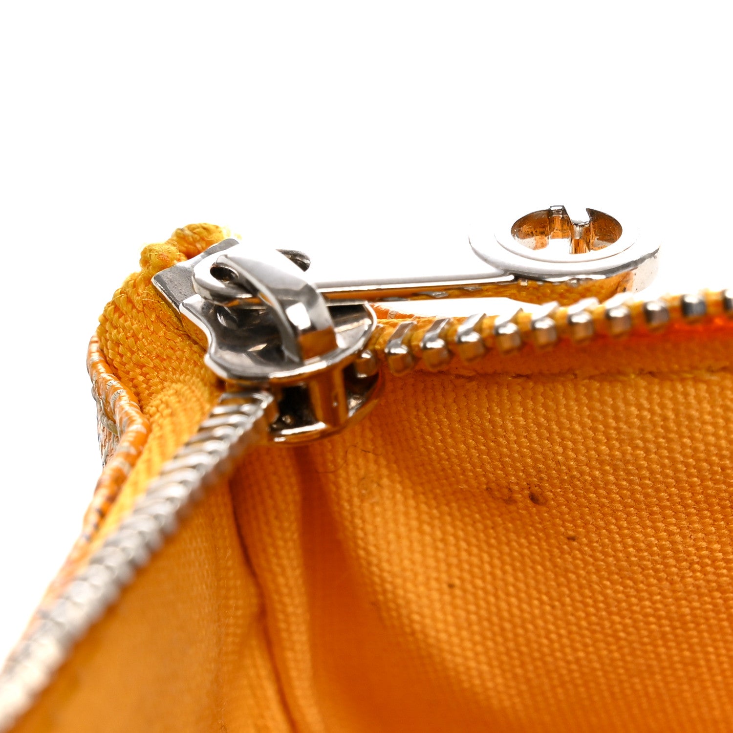 Goyard Goyardine Senat Pochette PM Yellow 12 of 13