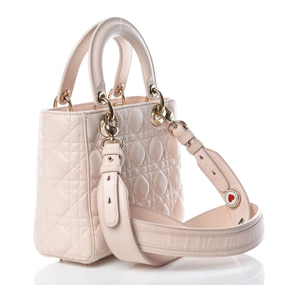 Christian Dior Lambskin Cannage Small Lucky Badges My Lady Dior Pink 3 of 16