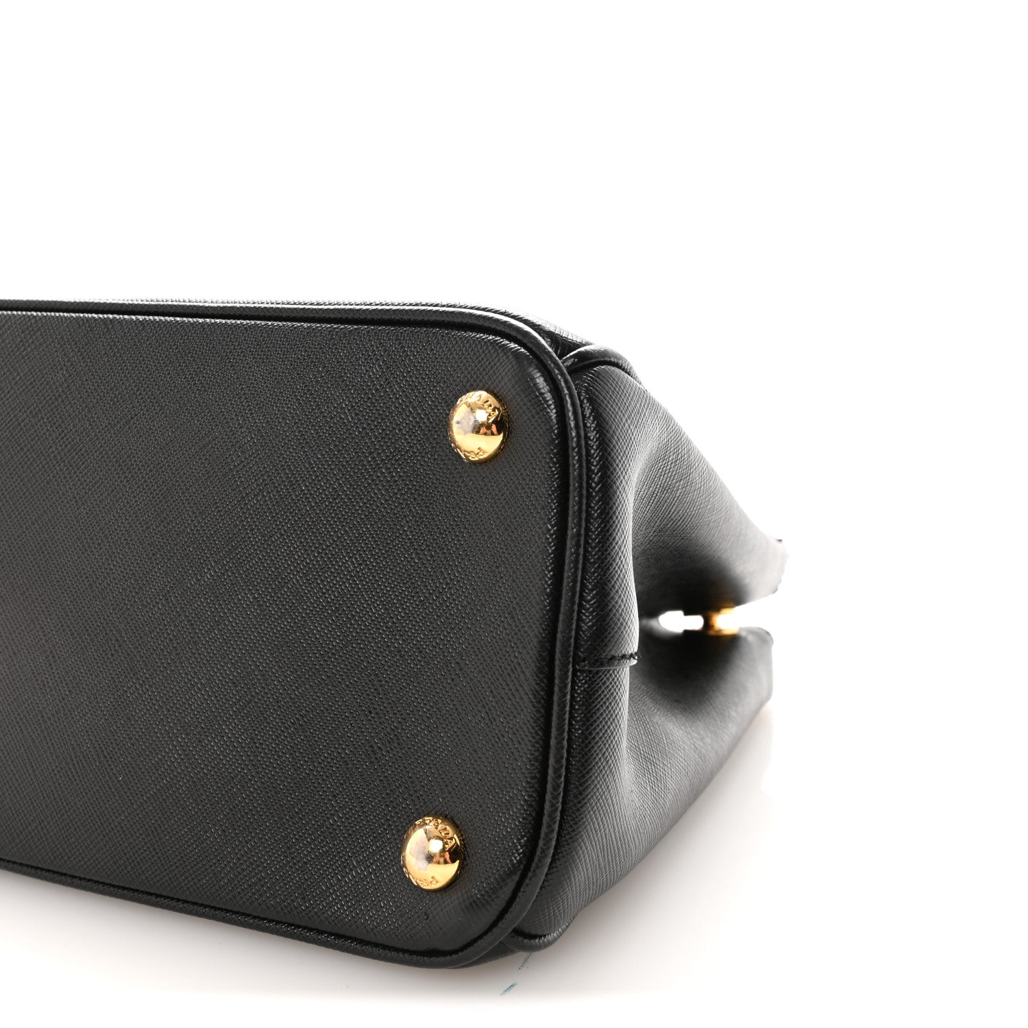 Prada Saffiano Small Galleria Double Zip Tote Black 9 of 9