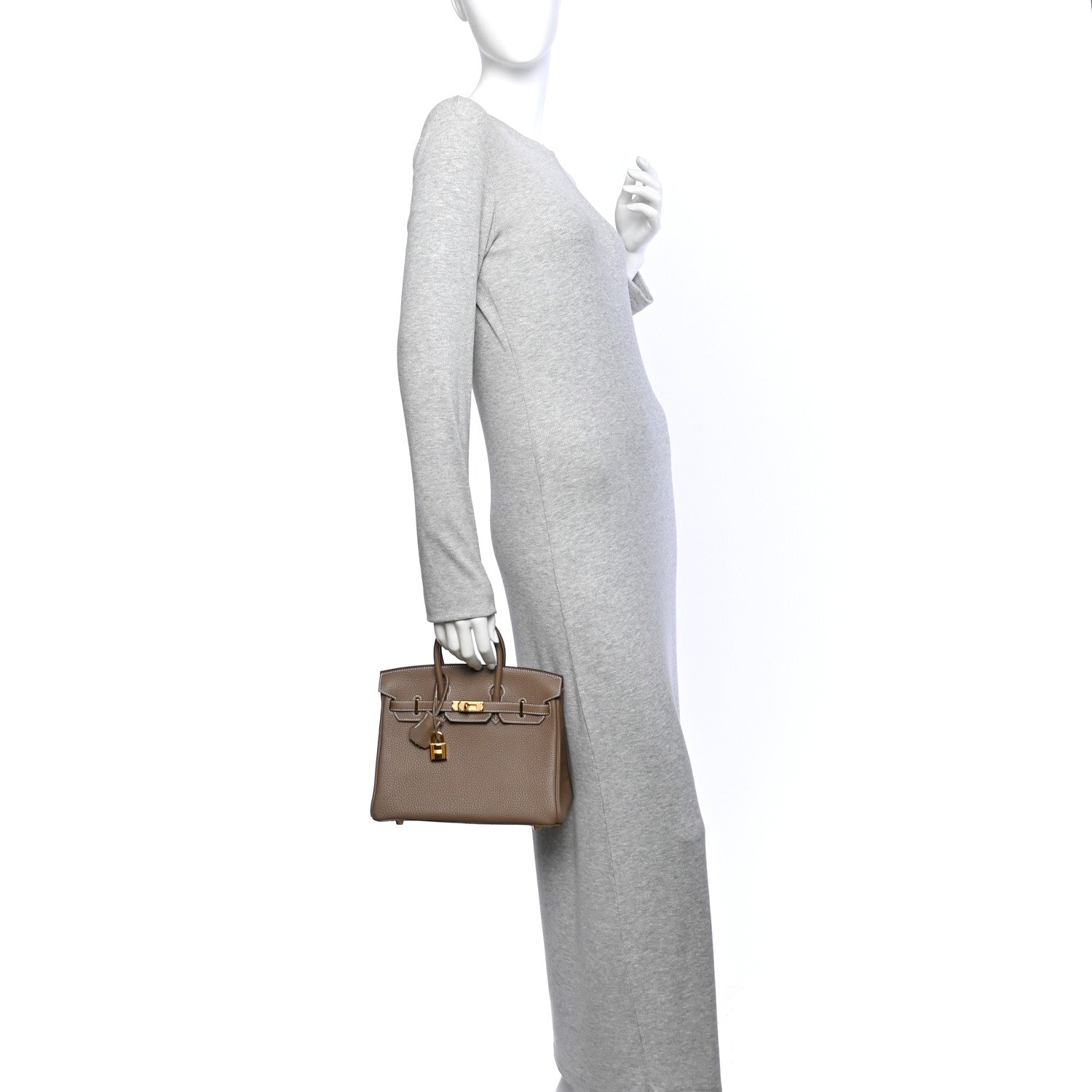 Hermes Togo Birkin 25 Etoupe 2 of 10