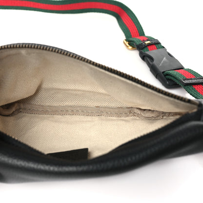 Gucci Grained Calfskin Small Logo Belt Bag Black 5 of 10