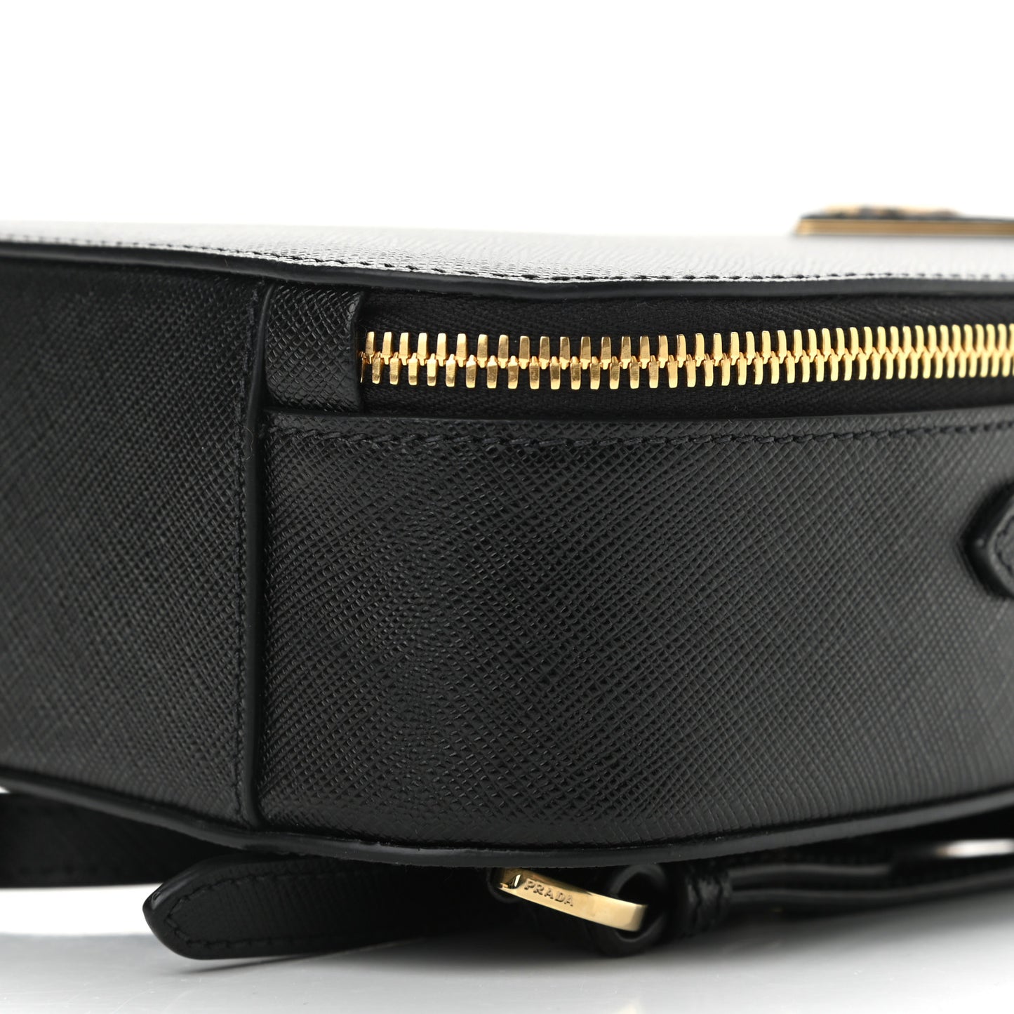 Saffiano Lux Mini Odette Backpack Black