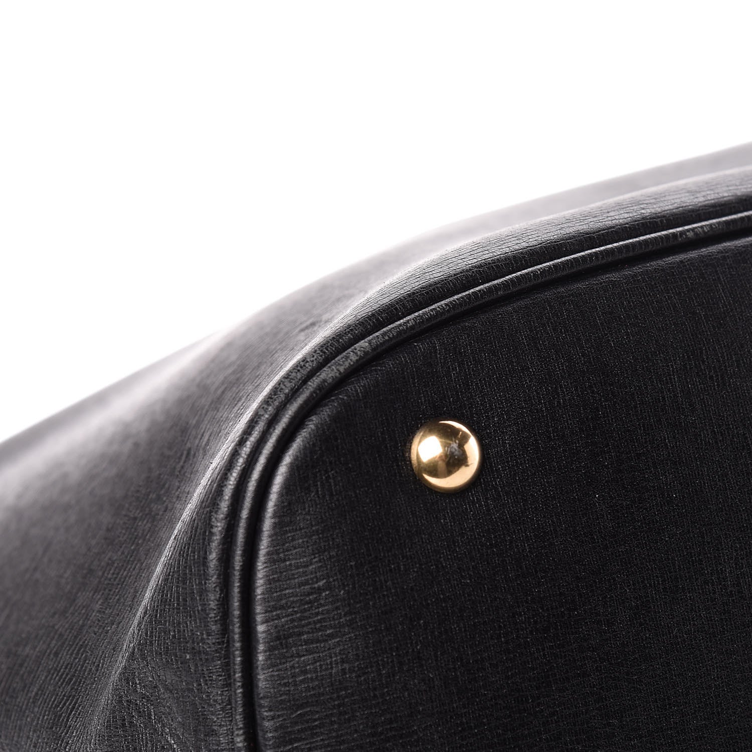 Gucci Textured Calfskin Large Bright Bit Tote Black 9 of 16