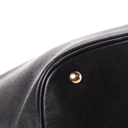 Gucci Textured Calfskin Large Bright Bit Tote Black 9 of 16