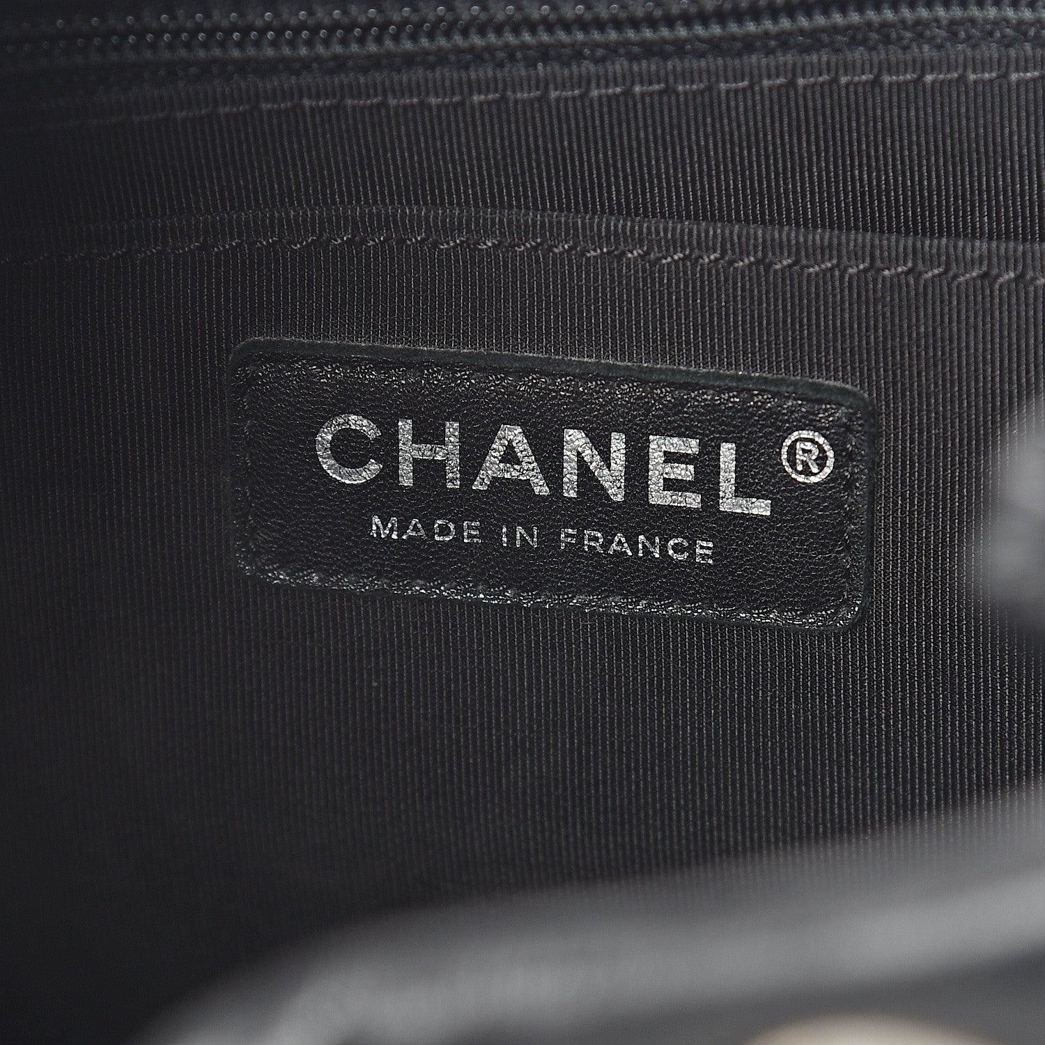 Chanel Lambskin Quilted Mini CC Chain Bucket Bag Black 5 of 8