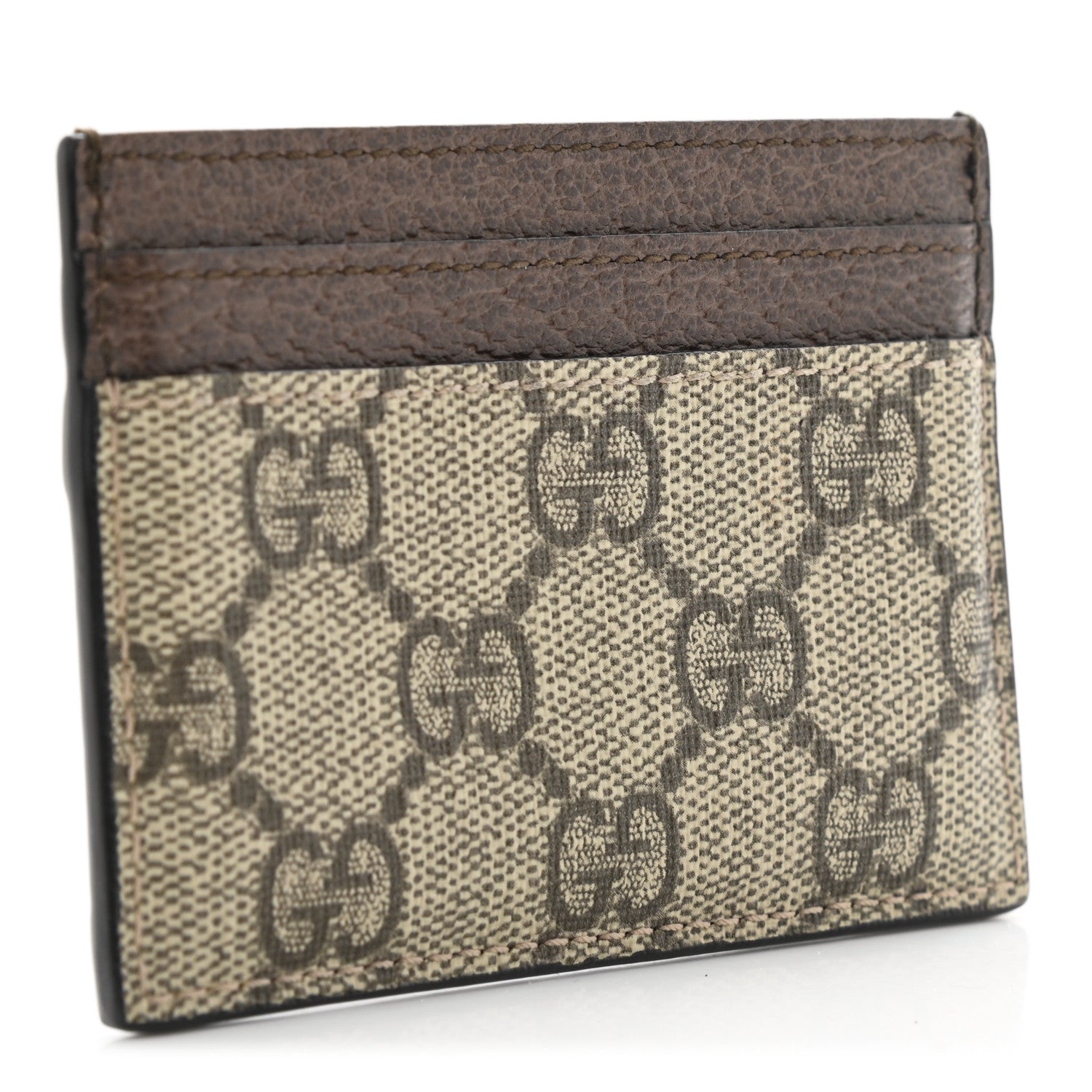 Gucci GG Supreme Monogram Ophidia Card Holder Brown 3 of 6