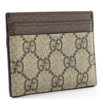 Gucci GG Supreme Monogram Ophidia Card Holder Brown 3 of 6