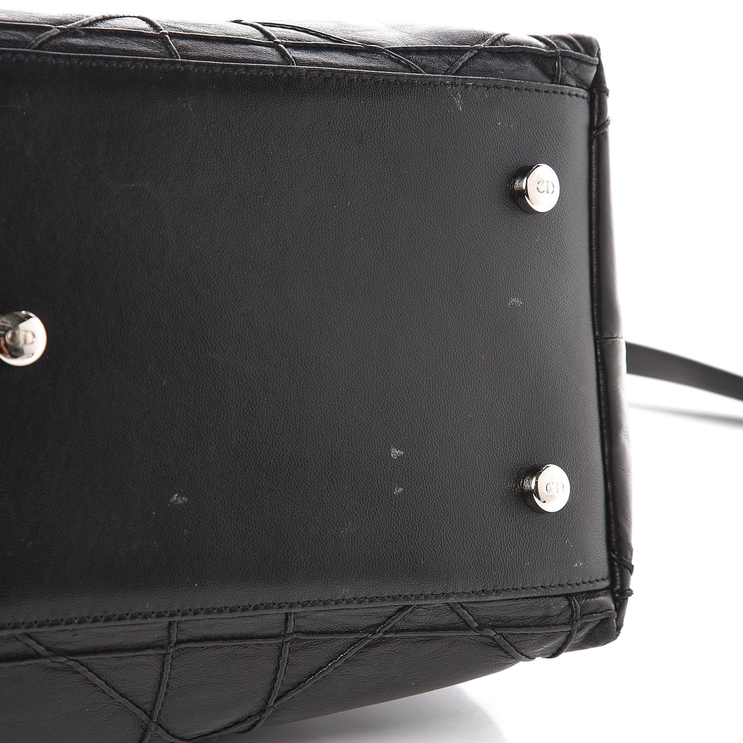 Lambskin Cannage Medium Granville Tote Black