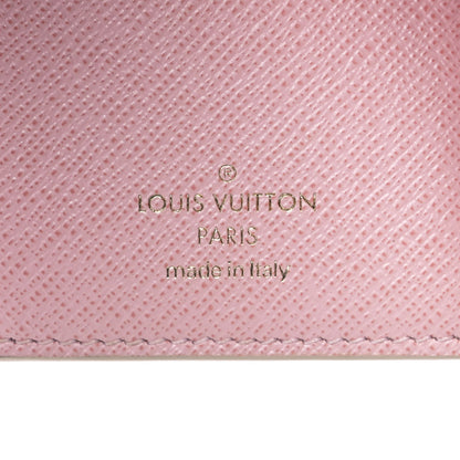 Louis Vuitton Damier Azur Victorine Wallet Rose Ballerine 7 of 13