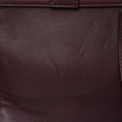Mulberry Calfskin Studded Medium Cara Delevingne Convertible Satchel Oxblood 9 of 9