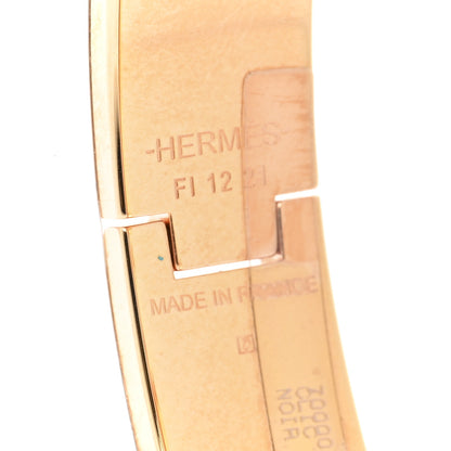 Hermes Enamel Narrow Clic Clac H Bracelet PM Black 3 of 4