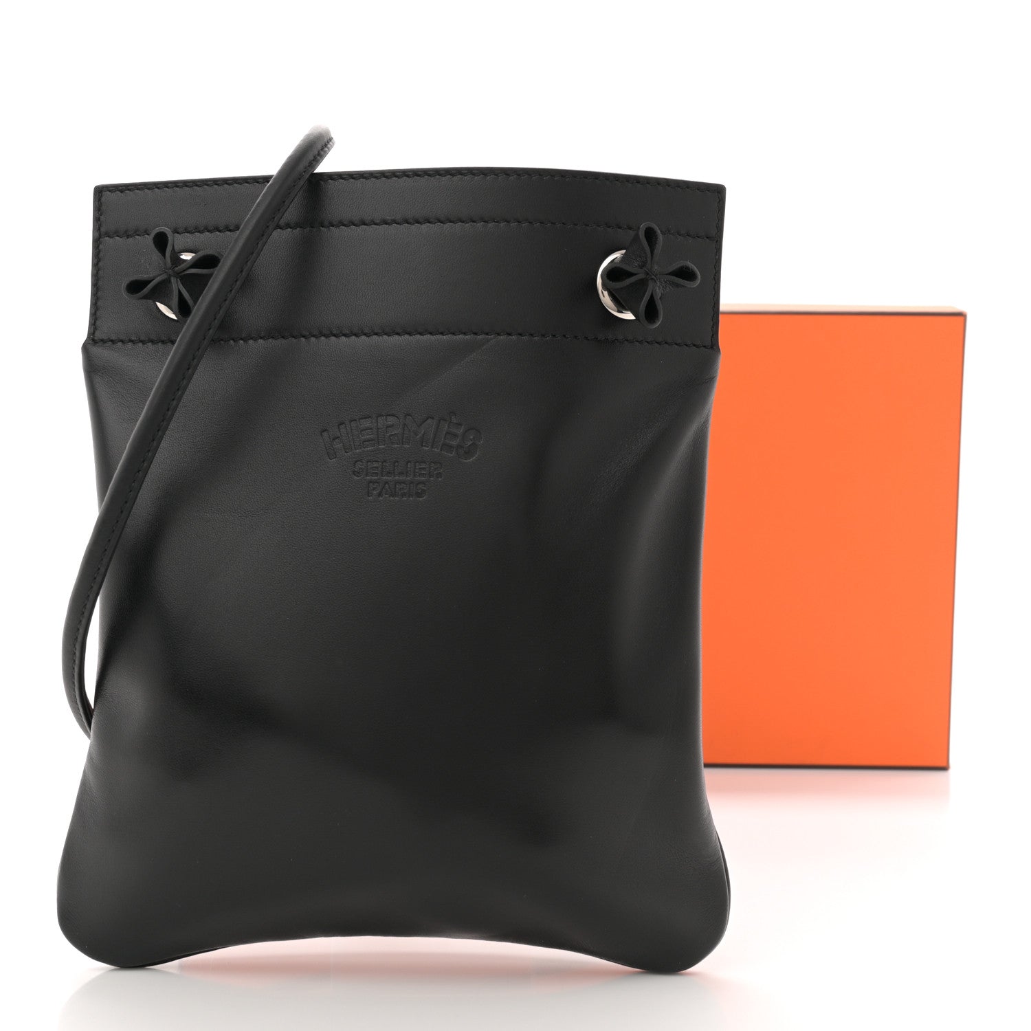 Hermes Milo Lambskin Swift Mini Aline Black 1699346 – FASHIONPHILE