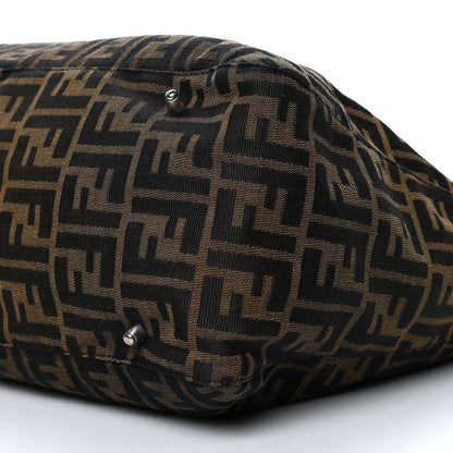 Fendi Zucca Top Handle Tote Tobacco 8 of 8