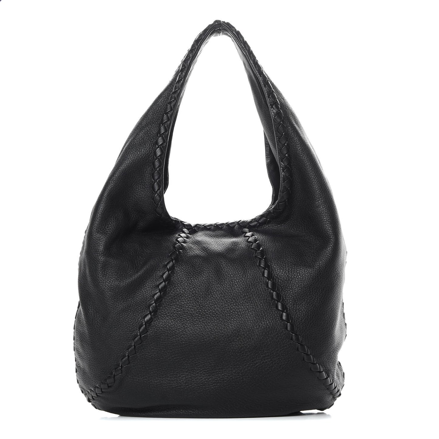 Cervo Deerskin Large Hobo Black