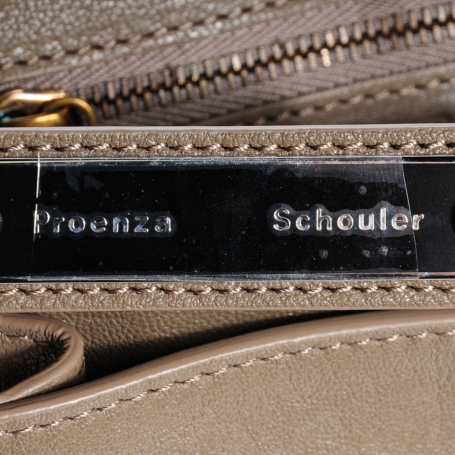 Lambskin PS1 Tiny Satchel Smoke