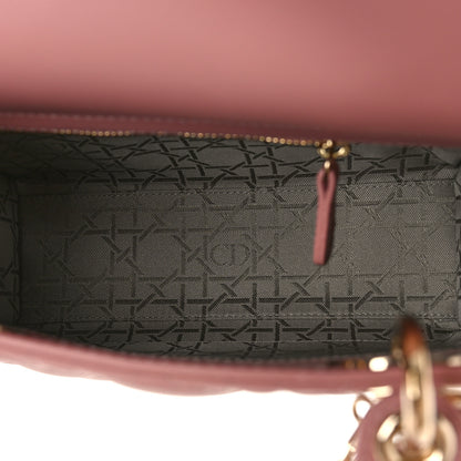 Christian Dior Lambskin Cannage Small My ABCDior Lady Dior Antique Pink 5 of 8