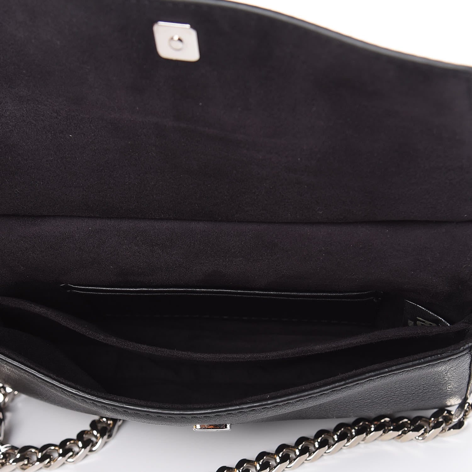 Fendi Paglia Vitello Dolce Paillettes Flowerland Studded Striped Micro Double Baguette Natural Multicolor 5 of 10