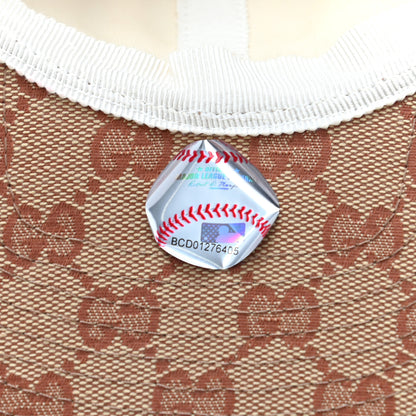 Gucci X MLB Monogram SF Giants Baseball Hat 55-59 Beige Ruggine 10 of 13
