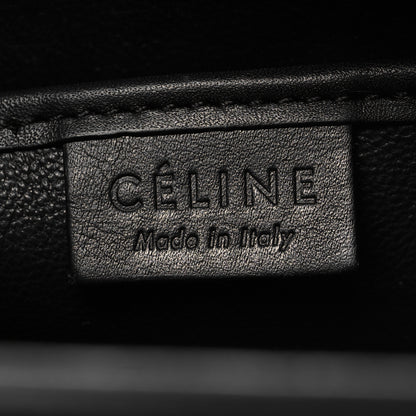 Celine Smooth Calfskin Nano Luggage Black 6 of 9