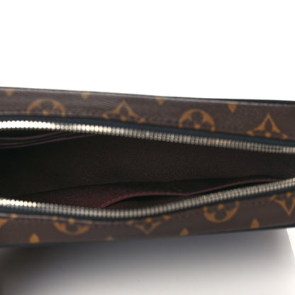 Louis Vuitton Monogram Macassar Kasai Clutch Black 5 of 9