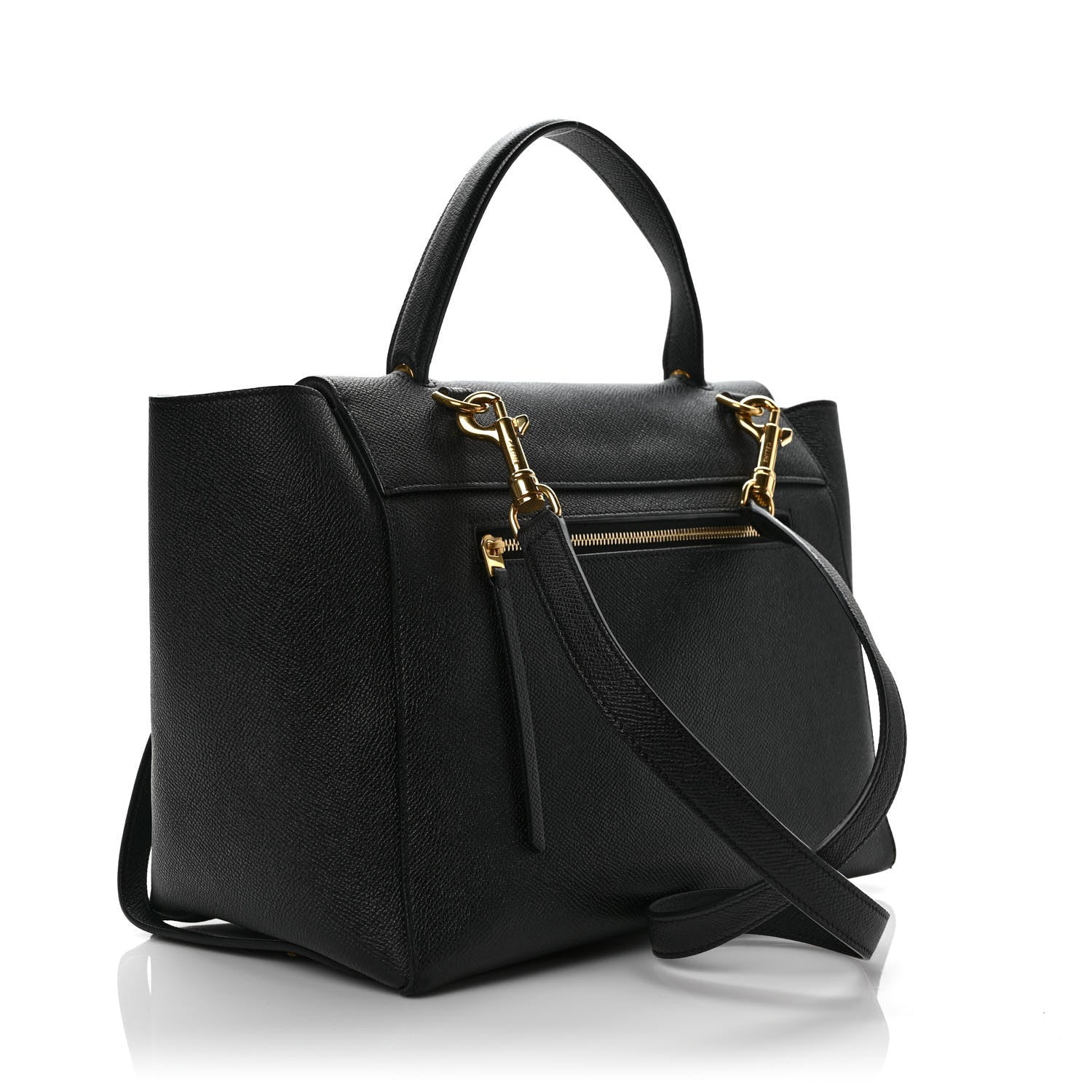 Celine Grained Calfskin Small Belt Bag Black 2 of 8