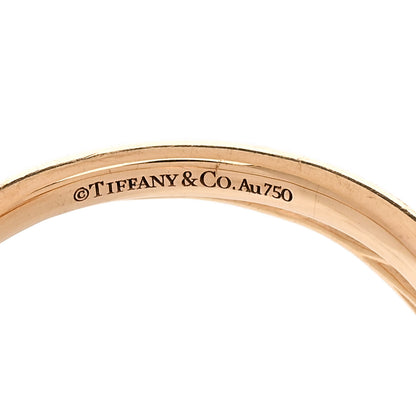 Tiffany 18K Rose Gold Diamond Victoria Vine Ring 52 6 4 of 4