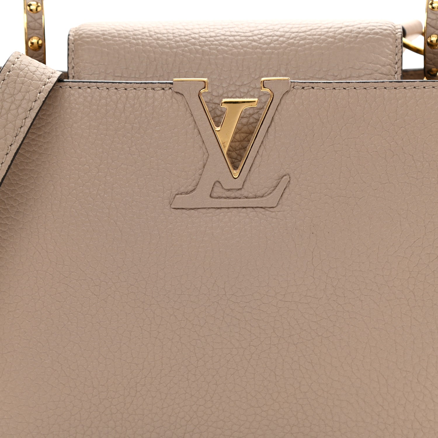 Louis Vuitton Taurillon Capucines BB Galet 7 of 7