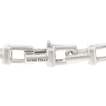 Tiffany Sterling Silver T Narrow Chain Necklace 5 of 5