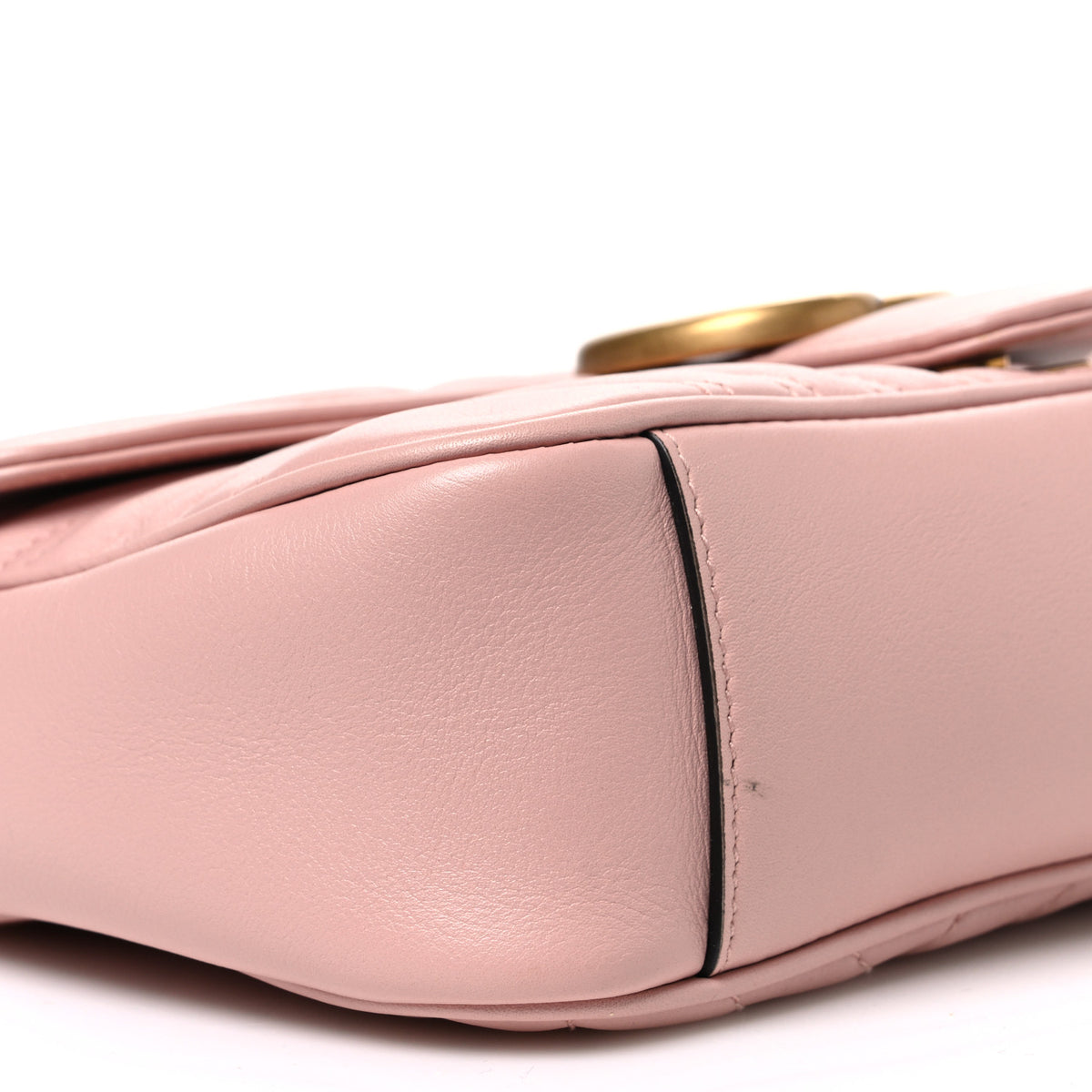 Calfskin Matelasse Small GG Marmont Shoulder Bag Perfect Pink