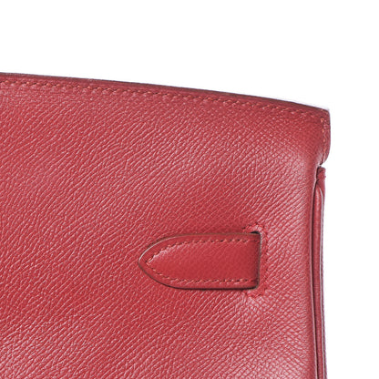 Hermes Courchevel Birkin 40 Rouge 29 of 46