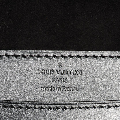 Louis Vuitton Calfskin Chain Louise MM Black 5 of 7
