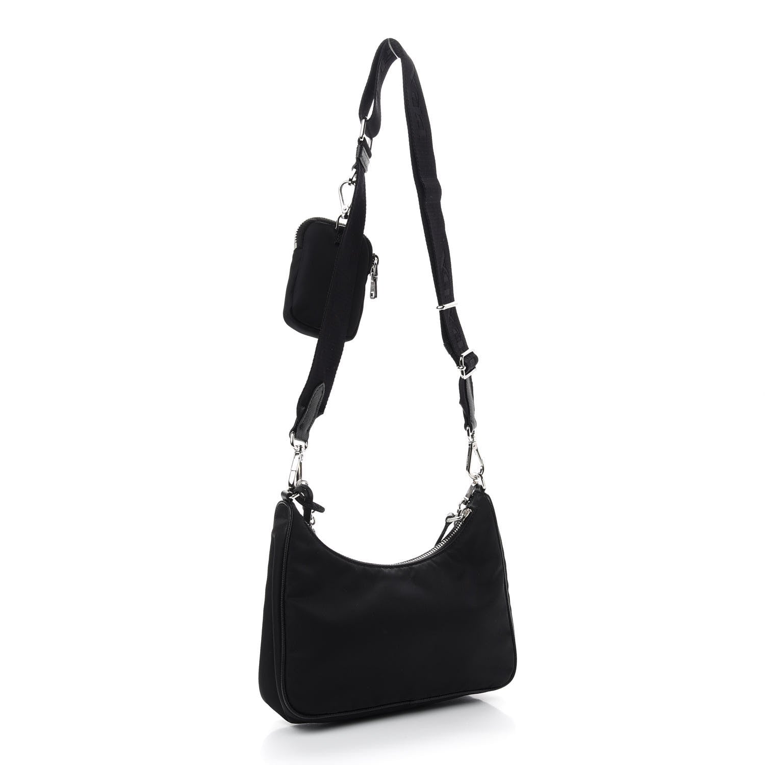Prada Nylon Re-Edition 2005 Shoulder Bag Black 3 of 9