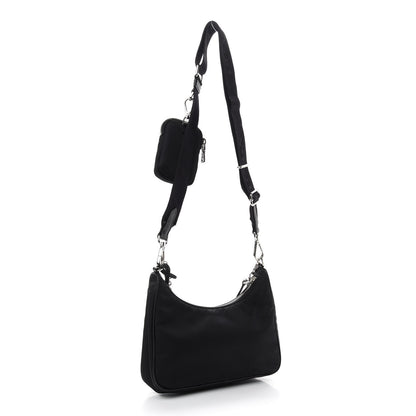 Prada Nylon Re-Edition 2005 Shoulder Bag Black 3 of 9