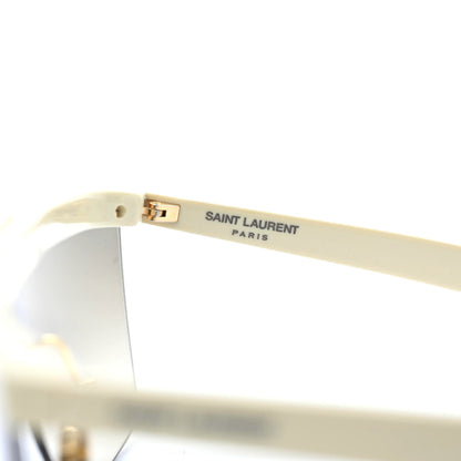 Saint Laurent SL 537 Mask Sunglasses White 5 of 8