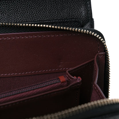 Chanel Caviar Quilted Phone Holder Wallet on Removable Chain Black 10 of 13