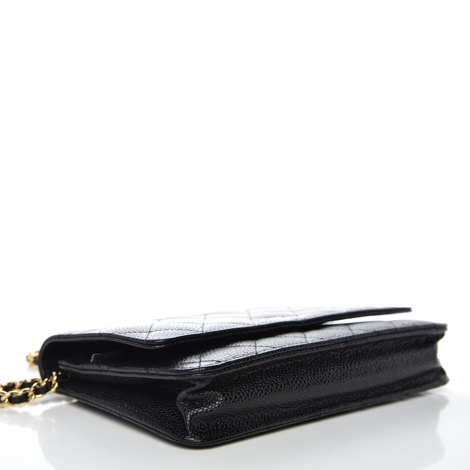 Chanel Caviar Quilted Wallet On Chain WOC Black 4 of 11