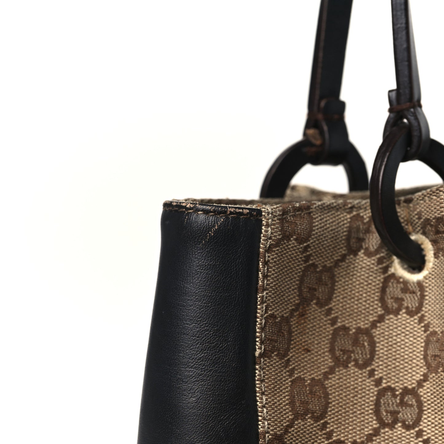 Monogram Small Tote Dark Brown