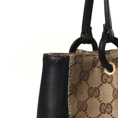 Gucci Monogram Small Tote Dark Brown 11 of 16