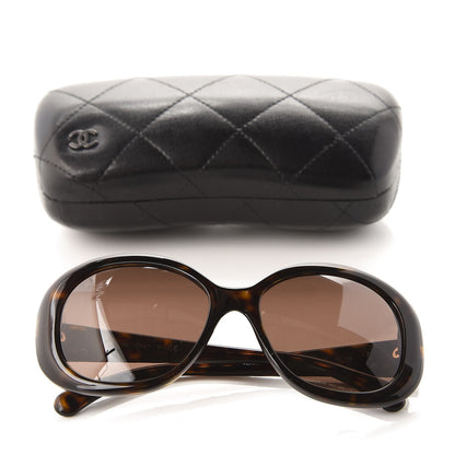Chanel Quilted CC Sunglasses 5188 Tortoise 8 of 8