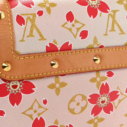 Louis Vuitton Monogram Cherry Blossom Sac Retro Bag Red 11 of 11