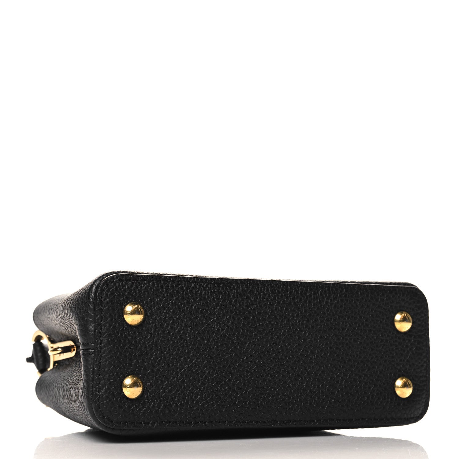 Louis Vuitton Taurillon Embellished Flower Crown Capucines Mini Black 4 of 10
