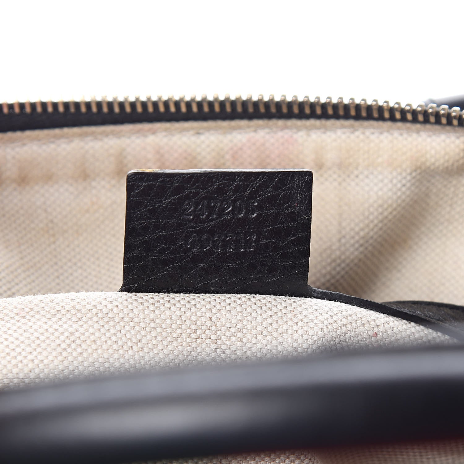 Gucci Calfskin Vintage Web Medium Boston Black 7 of 18