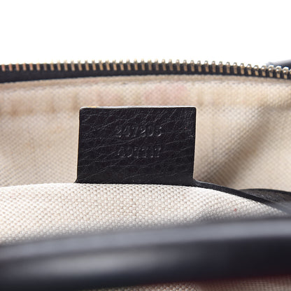 Gucci Calfskin Vintage Web Medium Boston Black 7 of 18