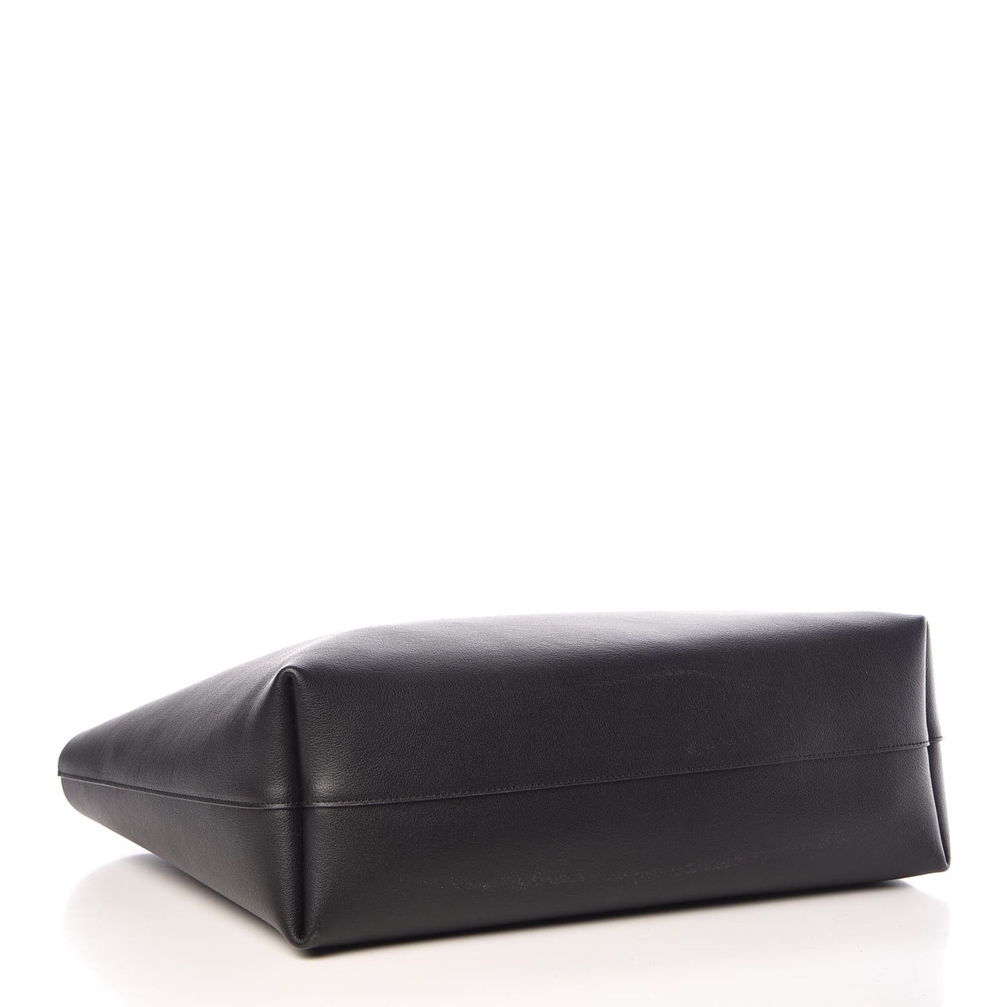Calfskin Large Shopping Tote Black
