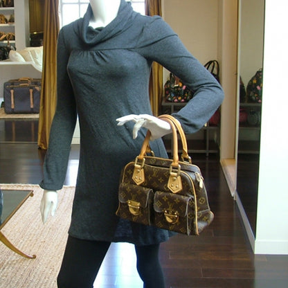 Louis Vuitton Monogram Manhattan GM 2 of 12