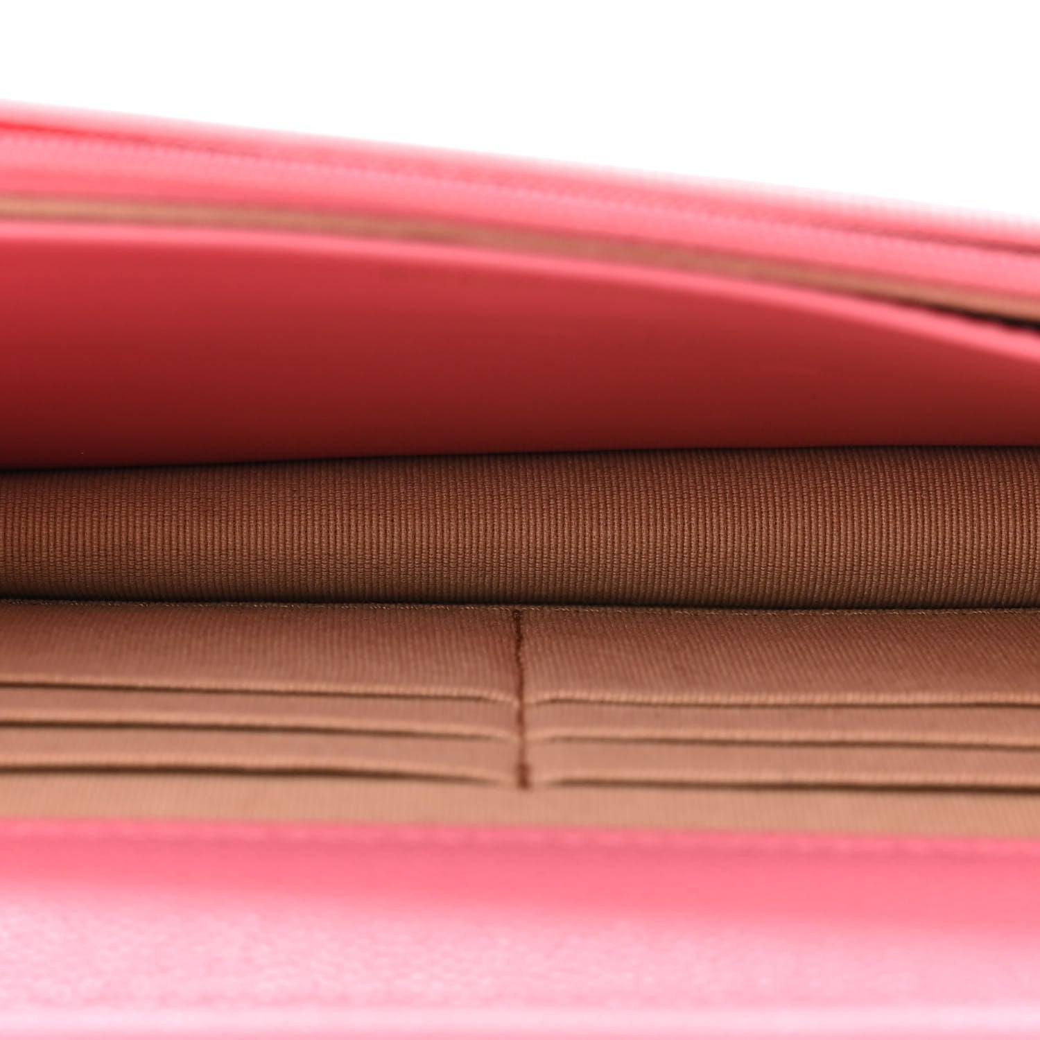 Chanel Caviar Quilted Textured CC Wallet On Chain WOC Pink 5 of 12